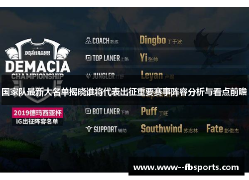 国家队最新大名单揭晓谁将代表出征重要赛事阵容分析与看点前瞻